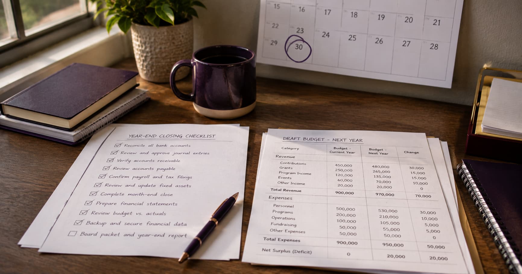 The Year-End Financial Prep System: Five Steps That Work for June 30 and December 31
