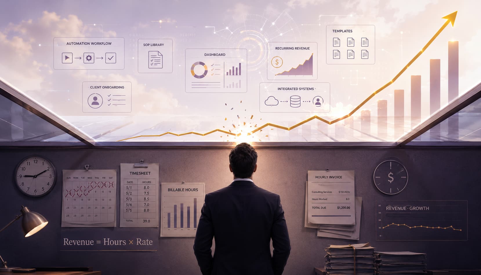 The Hourly Ceiling: Why Time-for-Money Has a Hard Revenue Limit